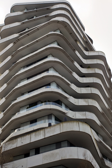 Marco-Polo-Terrassen, Hamburg, Germany, January 2018