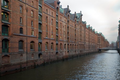 Speicherstadt, Hamburg, Germany, January 2018
