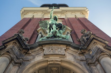 Hauptkirche Sankt Michaelis, Hamburg, Germany, January 2018