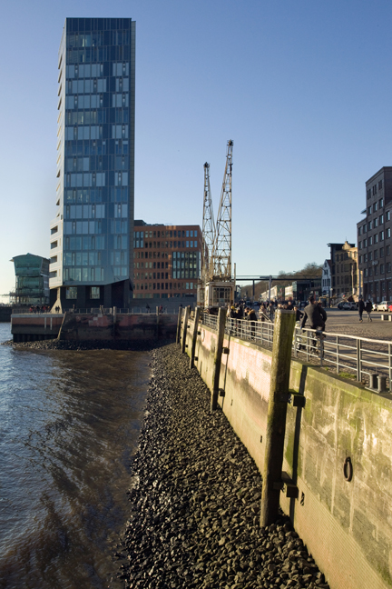 Am Altonaer Holzhafen, Hamburg, Germany, January 2018