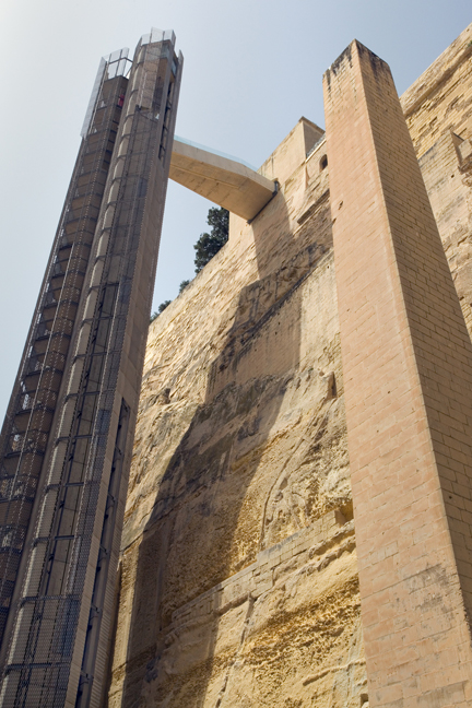 Barakka Lift, Valletta, Malta, July 2018