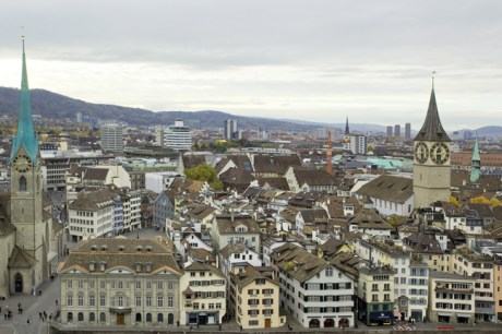 Die Altstadt, Zürich, Switzerland, November 2018