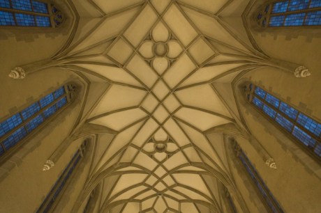 Wasserkirche, Limmatquai, Zürich, Switzerland, November 2018