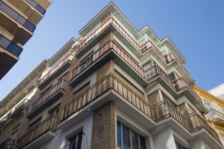 Calle Ramón Franquel, Malaga, Spain, April 2019