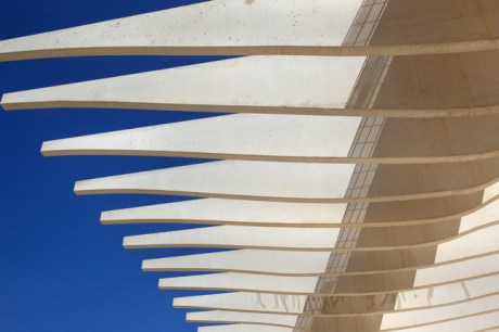 Paseo del Muelle Uno, Malaga, Spain, April 2019