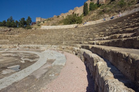 Teatro Romano, Calle Alacazabilla, Malaga, Spain, April 2019