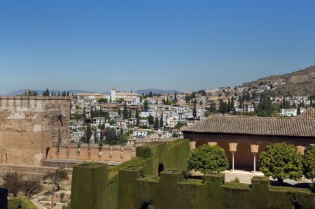 Alhambra de Granada, Granada, Spain, April 2019