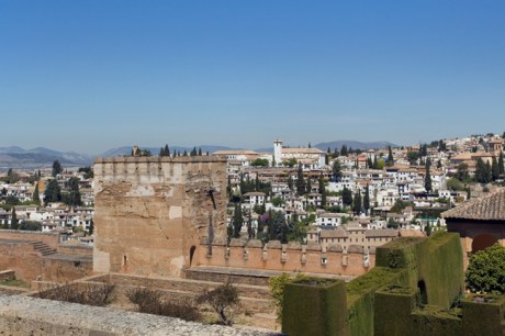 Alhambra de Granada, Granada, Spain, April 2019