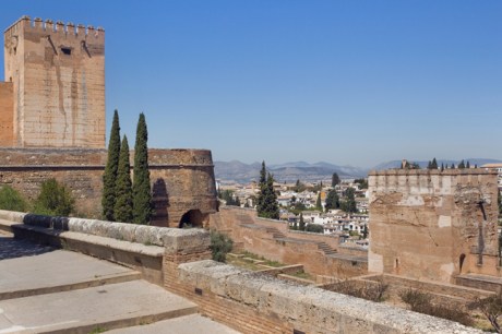 Alhambra de Granada, Granada, Spain, April 2019