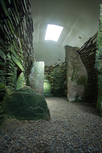 Unstan Chambered Cairn, Orkney, Scotland, July 2019