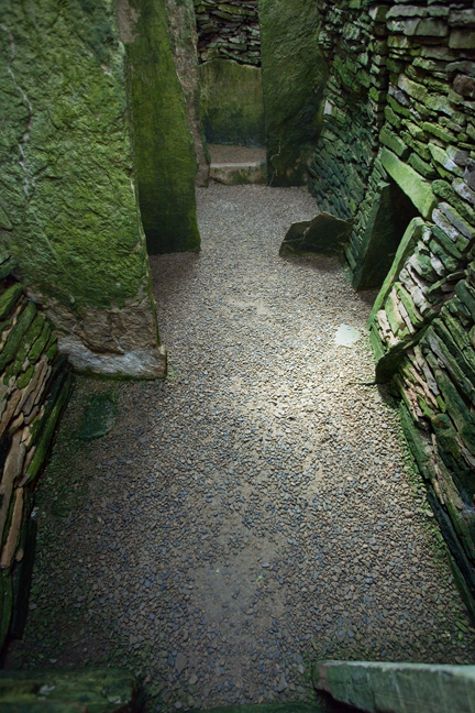 Unstan Chambered Cairn, Orkney, Scotland, July 2019
