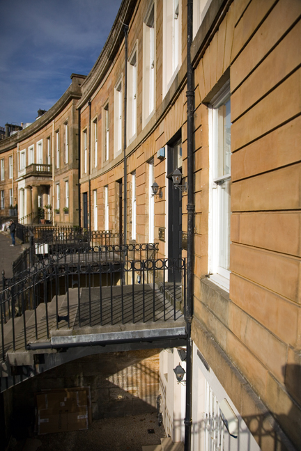 Woodside Crescent, Glasgow, Scotland, October 2019 © Tom O'Connor 2019
