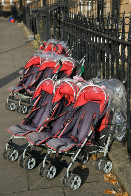 Woodside Crescent, Glasgow, Scotland, October 2019 © Tom O'Connor 2019