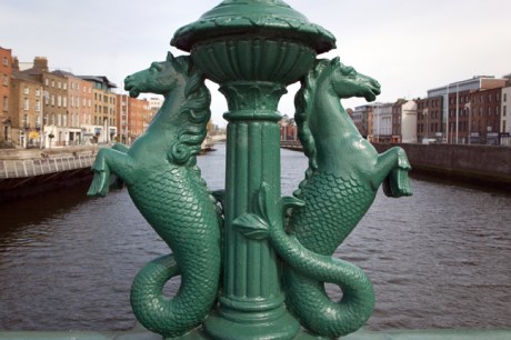 Grattan Bridge, Dublin, Ireland, April 2020