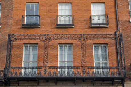 Merrion Square North, Dublin, Ireland, February 2021