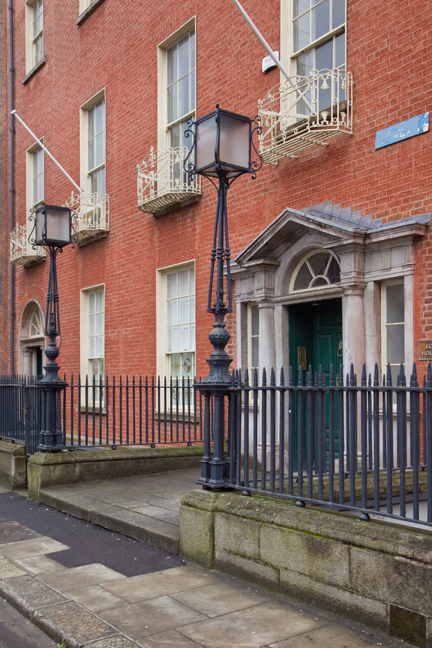 Ely Place, Dublin, Ireland, February 2021