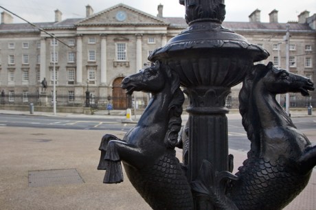 College Green, Dublin, Ireland, February 20211