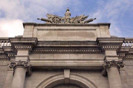 Foster Place, Dublin, Ireland, February 2021