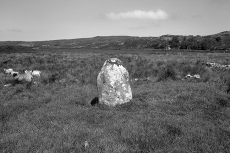 Letterdeen Standing Stone, Galway, Ireland, 2021