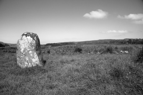 Letterdeen Standing Stone, Galway, Ireland, 2021
