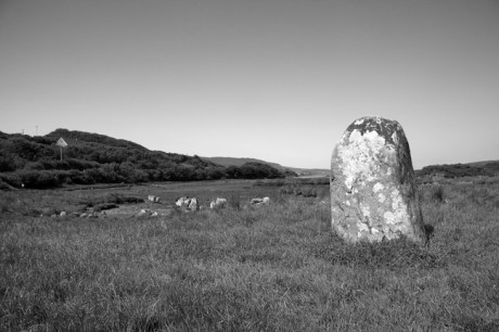 Letterdeen Standing Stone, Galway, Ireland, 2021
