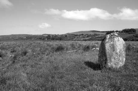 Letterdeen Standing Stone, Galway, Ireland, 2021
