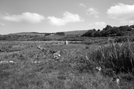 Letterdeen Standing Stone, Galway, Ireland, 2021