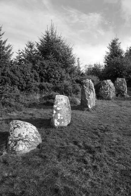 Shantemon Stone Row, Cavan, Ireland, 2021