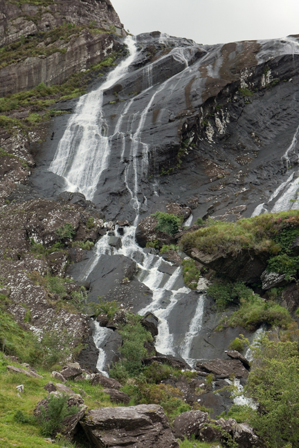 Gleninchaquin Waterfall, Co. Kerry, Ireland 2023
