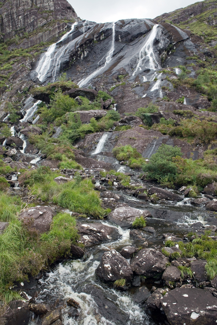 Gleninchaquin Waterfall, Co. Kerry, Ireland 2023