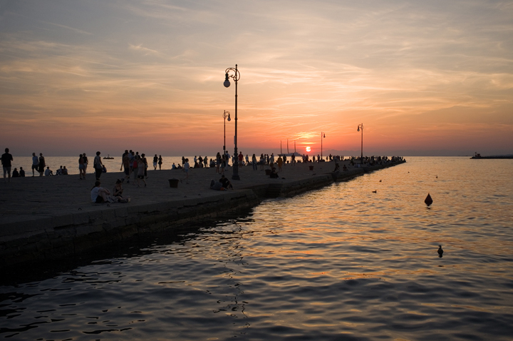 Sunset over Trieste, Italy, 2024