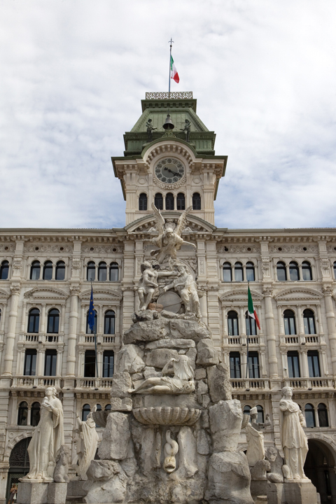 Fontana dei Quattro Continenti, Trieste, Italy, 2024
