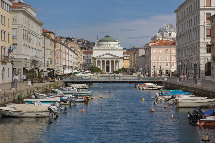 Canal Grande, Trieste, Italy, 2024
