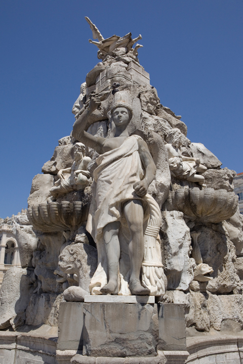 Fontana dei Quattro Continenti, Trieste, Italy, 2024