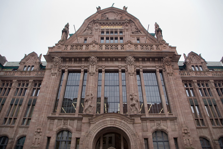 Stalhof, Düsseldorf, Germany, February 2025