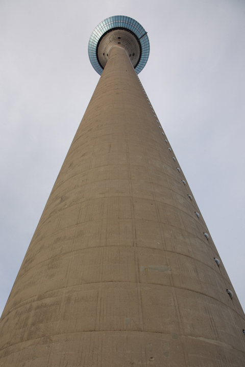 Rheinturm, Düsseldorf, Germany, February 2025