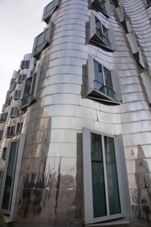 Neuer Zollhof, Düsseldorf, Germany, February 2025