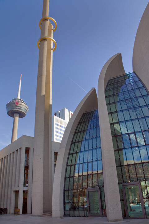 Zentralmoschee, Ehrenfeld, Cologne, Germany, February 2025