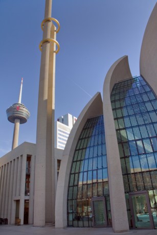 Zentralmoschee, Ehrenfeld, Cologne, Germany, February 2025