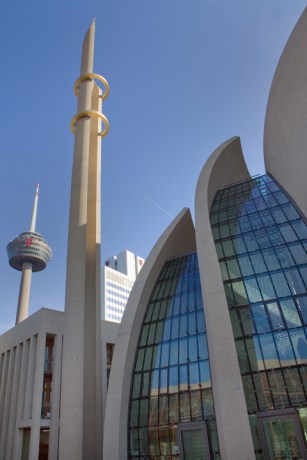 Zentralmoschee, Ehrenfeld, Cologne, Germany, February 2025