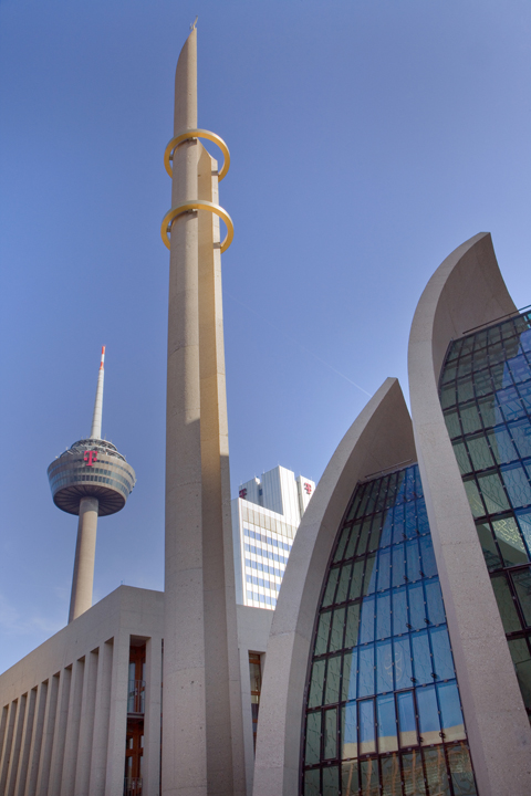 Zentralmoschee, Ehrenfeld, Cologne, Germany, February 2025