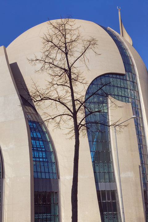 Zentralmoschee, Ehrenfeld, Cologne, Germany, February 2025