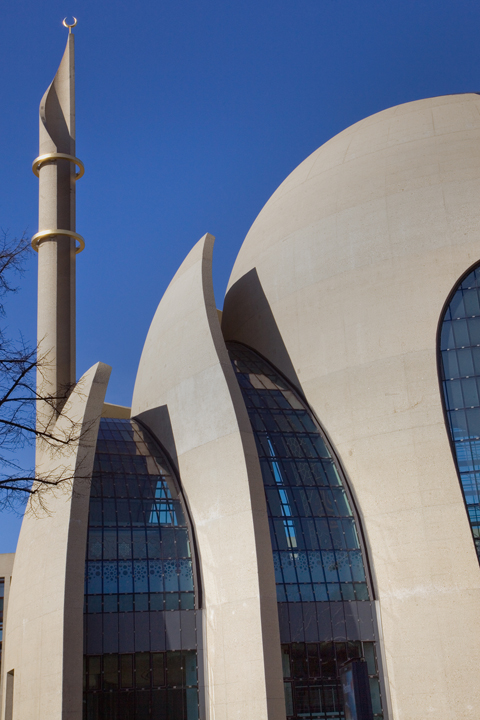 Zentralmoschee, Ehrenfeld, Cologne, Germany, February 2025