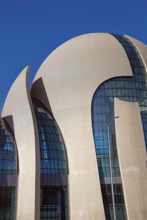 Zentralmoschee, Ehrenfeld, Cologne, Germany, February 2025