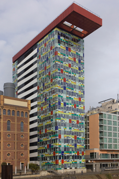 Colorium, Medienhafen, Düsseldorf, Germany, February 2025