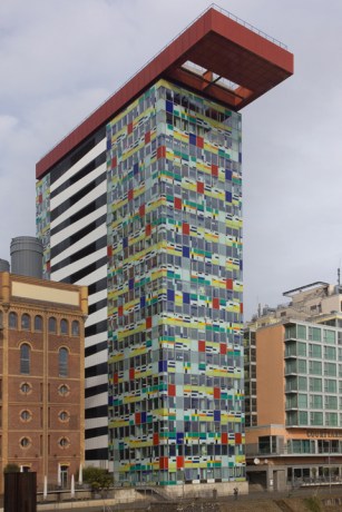 Colorium, Medienhafen, Düsseldorf, Germany, February 2025