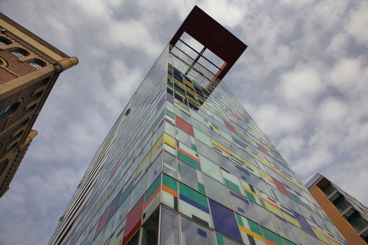 Colorium, Medienhafen Düsseldorf, Germany, February 2025