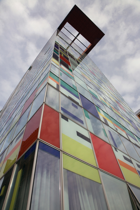 Colorium, Medienhafen Düsseldorf, Germany, February 2025