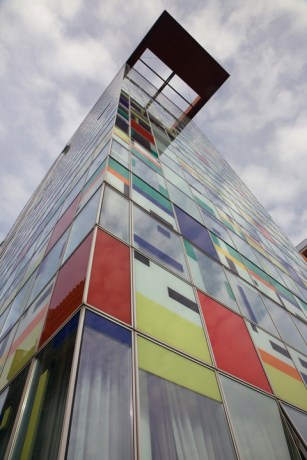 Colorium, Medienhafen Düsseldorf, Germany, February 2025