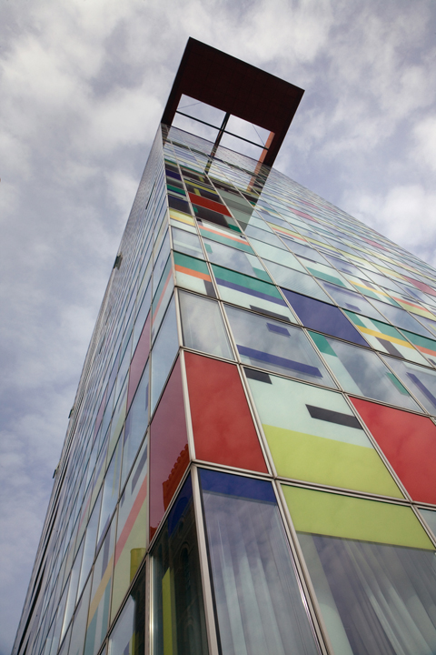 Colorium, Medienhafen Düsseldorf, Germany, February 2025